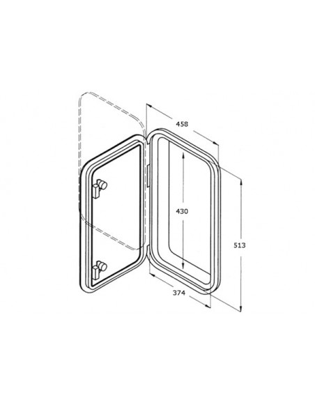 Portello Calpestabile DC Quadro Grande
