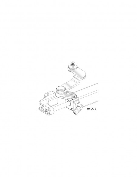 Timoneria Idraulica Hytech per Fuoribordo Mercury Optimax 75/90/115 e Honda BF115D/BF130A
