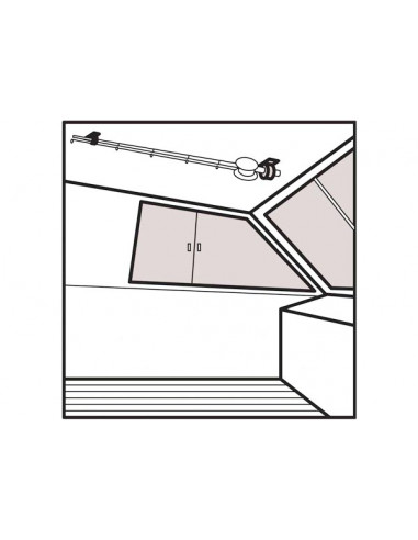 Supporto Portacanne da Riposo a Soffitto