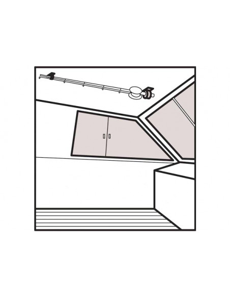 Supporto Portacanne da Riposo a Soffitto