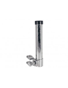 Supporto Portacanne Inox con Morsetto Tubo