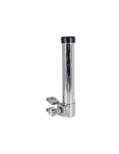 Supporto Portacanne Inox con Morsetto Tubo