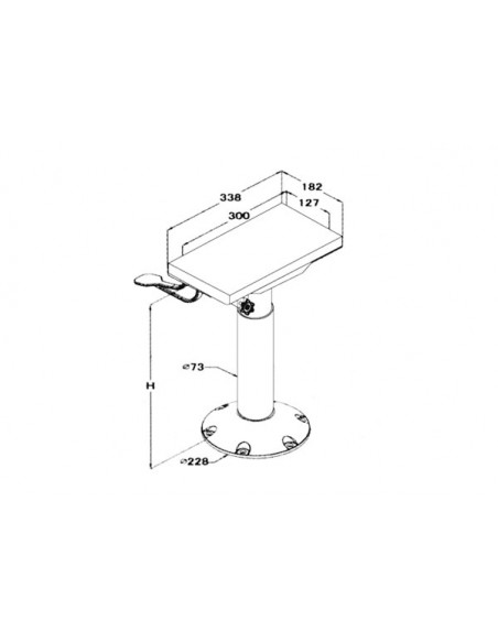 Supporto Sedile Fisso Master