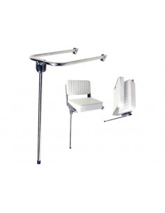 Supporto Sedile Inox Chiudibile