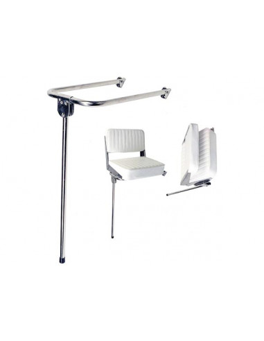 Supporto Sedile Inox Chiudibile