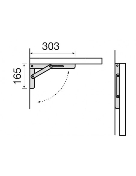 Supporto Abbattibile Rako