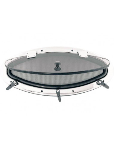 Oblo' Ovale Apribile Inox