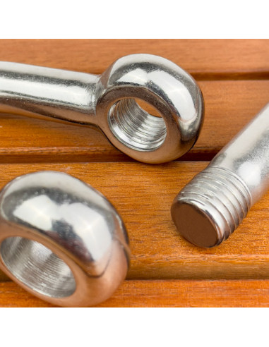 Grillo a D in acciaio inox da 12 a 16 mm