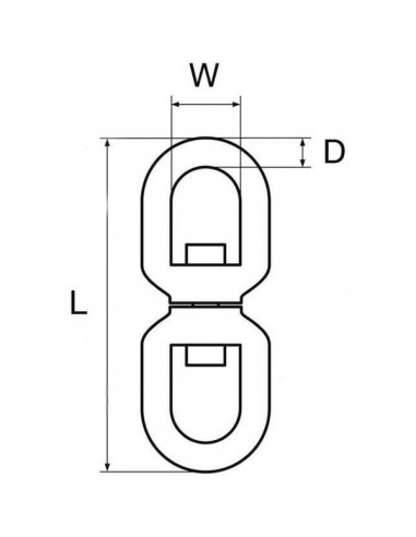 Girella occhio-occhio Inox