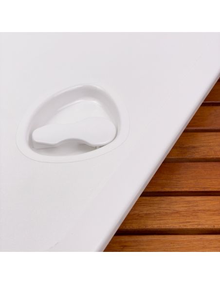 Portello d'ispezione in ABS. Viti inox e fori per retine inclusi 353x606 mm