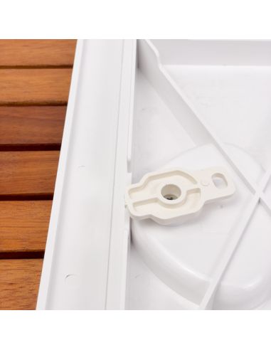 Portello d'ispezione in ABS. Viti inox e fori per retine inclusi 353x606 mm