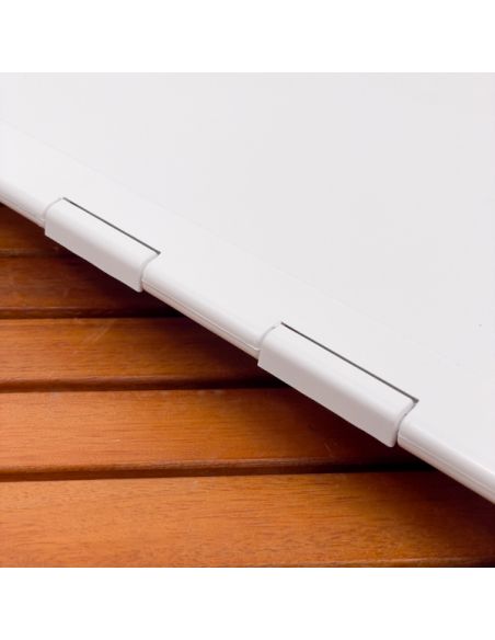 Portello d'ispezione in ABS. Viti inox e fori per retine inclusi 353x606 mm