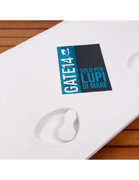 Portello d'ispezione in ABS. Viti inox e fori per retine inclusi 353x606 mm