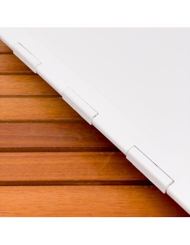 Portello d'ispezione in ABS. Viti inox e fori per retine inclusi 460x510 mm