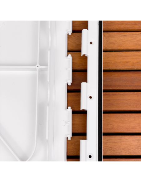 Portello d'ispezione in ABS. Viti inox e fori per retine inclusi 460x510 mm