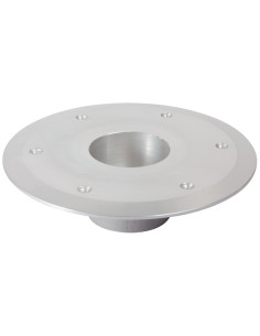 Base inferiore lega lucidata Ø 80 mm