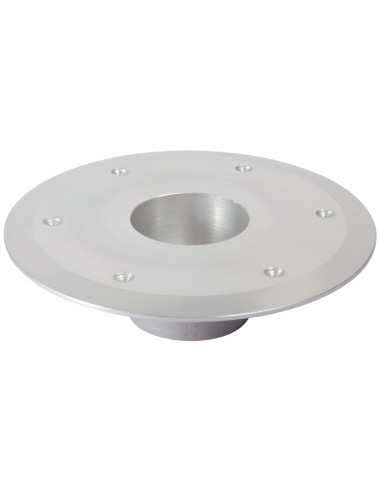 Base inferiore lega lucidata Ø 80 mm