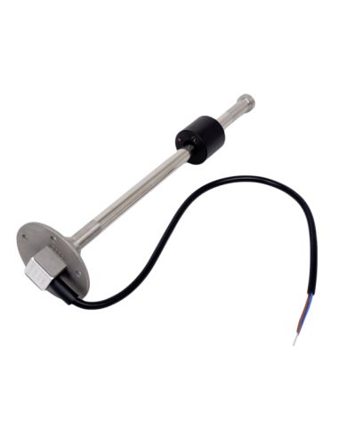 Indicatore Livello Carburante Bianco con Sensore Galleggiante 10-180 ohm