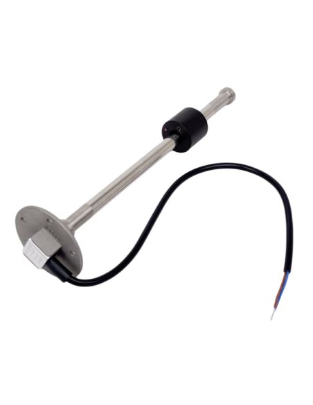 Indicatore Livello Carburante Bianco con Sensore Galleggiante 10-180 ohm