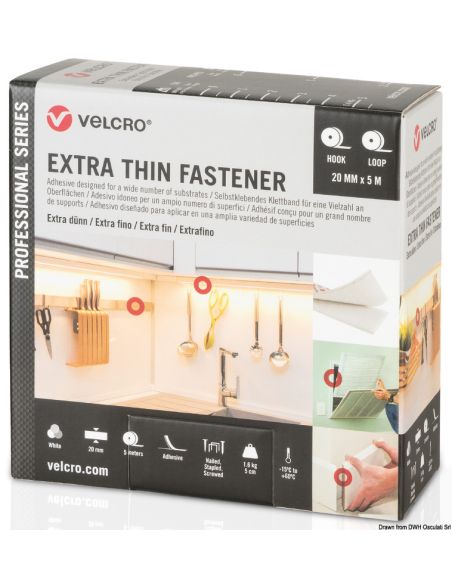 VELCRO® Brand EXTRA THIN Fastener