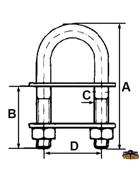 Cavallotto ad U con raccordature coniche