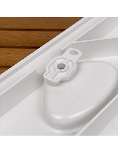 Portello d'ispezione in ABS. Viti inox e fori per retine inclusi 272x657 mm