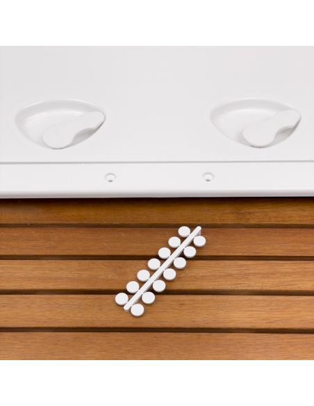 Portello d'ispezione in ABS con Rivetti di fissaggio inox incluse 463x517 mm