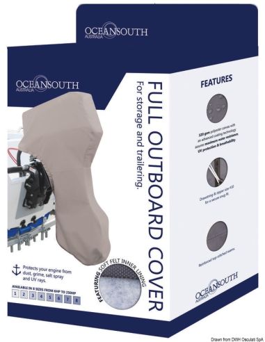 Coprimotore fuoribordo OCEANSOUTH 2/4 tempi Top Quality - Motore completo