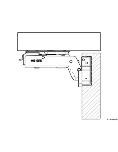 Cerniera a molla per antine Soft Close