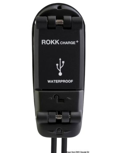 Presa doppia Stagna IPX6 USB ROKK charge Pro Type A + Type C