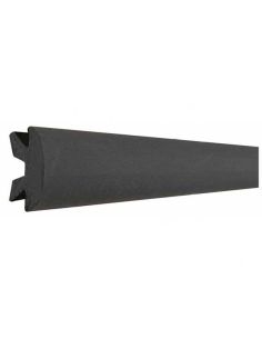 Profilo in PVC Nero per Bottazzo con supporto da 57 mm