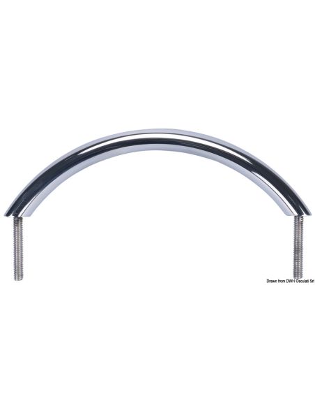Corrimano ovale inox
