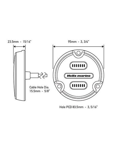 Faro Subacqueo a LED Apelo A1