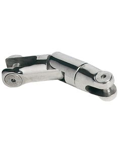 Attacco girevole inox 2 snodi