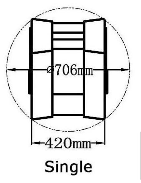 Sedile Reverso con schienale ruotante