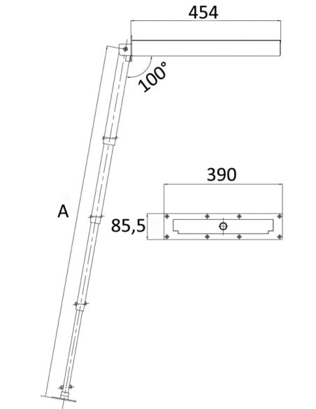Scaletta a scomparsa - Versione standard