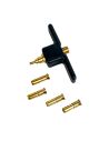 Set 4 Valvole per Parabordi Majoni e 1 Adattatore per Pompa in Ottone