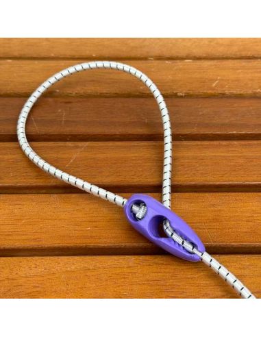 Terminali autobloccanti per cime elastiche