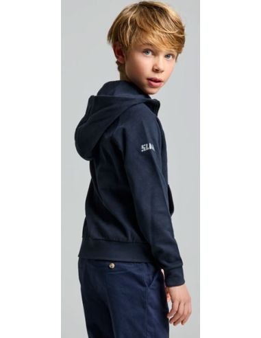Slam Felpa con Cappuccio JR Deck FZ Hoodie