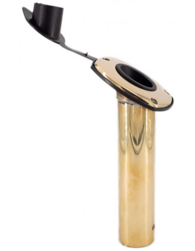 Portacanna da incasso in ottone lucido