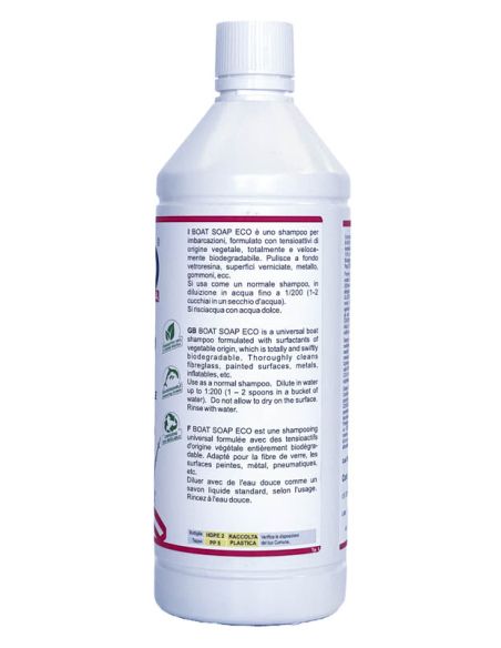 Iosso Boat Soap Eco Shampoo universale eco-compatibile Iosso Boat Soap Eco Shampoo universale eco-compatibile