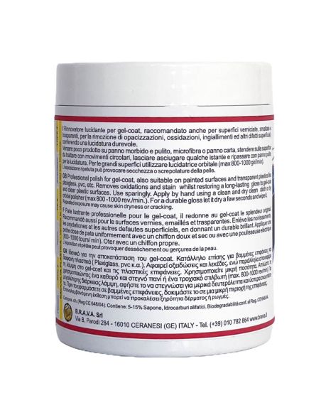 Iosso Quick Gloss K1 Lucidante per Gelcoat