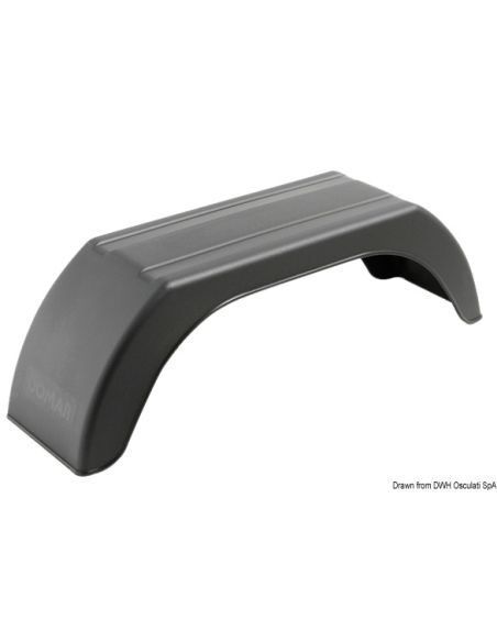 Parafango per ruota carrello