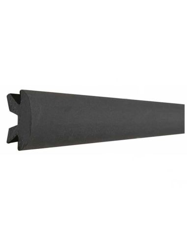 Profilo parabordo con supporto in Alluminio Anodizzato