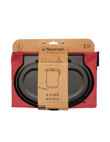 Contenitore porta rifiuti Flextrash Autumn Red 9LT