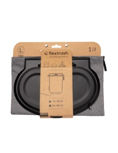 Contenitore porta rifiuti Flextrash Gracefully Grey 9LT