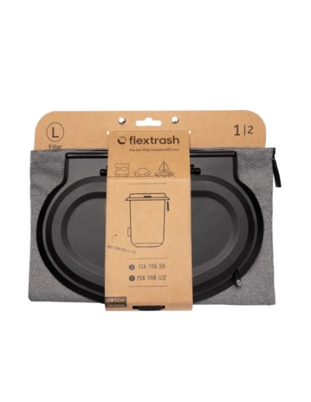 Contenitore porta rifiuti Flextrash Gracefully Grey 9LT