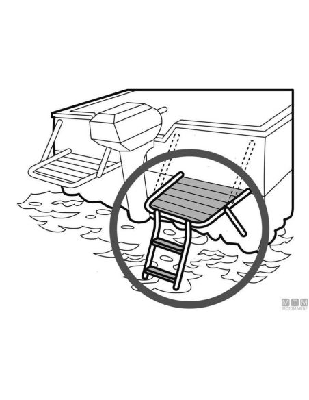 Plancette Minox con Scaletta per Imbarcazioni