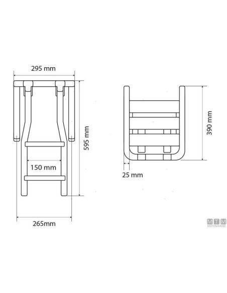 Plancette Minox con Scaletta per Imbarcazioni