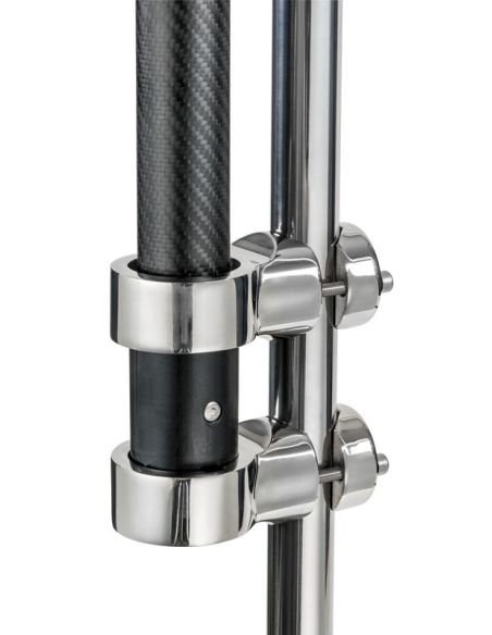 Boccola fissaggio su tubi per palo in carbonio Ø 38 mm